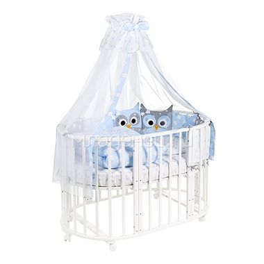 Комплект в кроватку Sweet Baby Civetta 10 предметов Blu Голубой 0