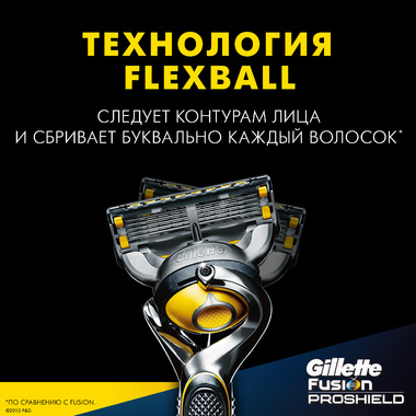 Бритва Gillette Fusion ProShield FlexBall с 1 сменной кассетой 11