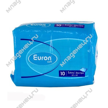 Пеленки Euron Soft Extra 60х60 см (10 шт) 0