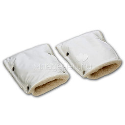 Муфты-рукавички Чудо-Чадо меховые Белый