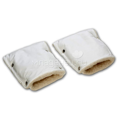 Муфты-рукавички Чудо-Чадо меховые Белый 0