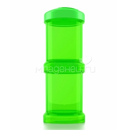 Контейнер Twistshake для сухой смеси 2 шт (100 мл) зеленый