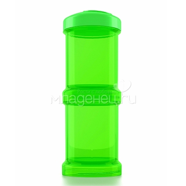 Контейнер Twistshake для сухой смеси 2 шт (100 мл) зеленый 0