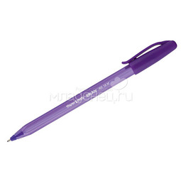 Ручка шариковая PAPER MATE INKJOY 100 с колпачком Фиолетовая 1 мм