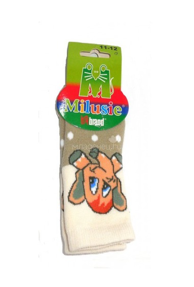 Носки Milusie модель 62 махровые с рисунком  2