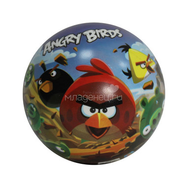 Мяч 1toy Angry Birds Классика птицы 0