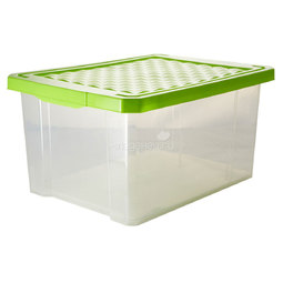 Ящик для хранения игрушек BranQ Optima Зеленый 17л