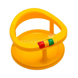 Сидение детское для купания Полимербыт на присосках цвет - Желтый