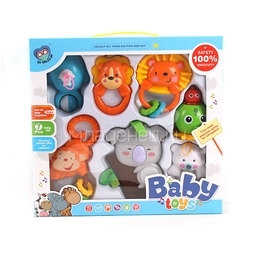 Погремушки-подвесы Baby Toys 7 игрушек в упаковке 100655215