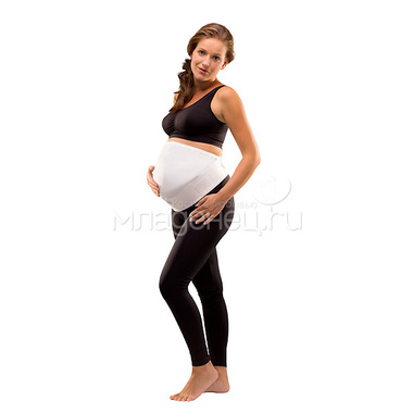 Пояс-бандаж регулируемый широкий для беременных Carriwell Черный S/M 0