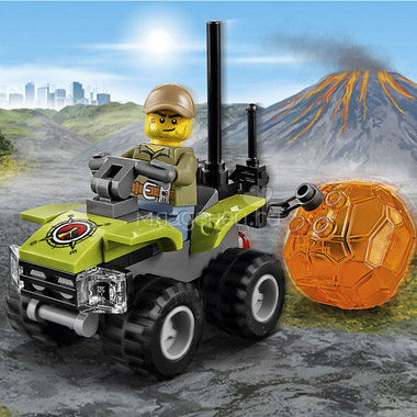 Конструктор LEGO City 60120 Набор для начинающих Исследователи вулканов 5