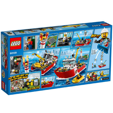 Конструктор LEGO City 60109 Пожарный катер 1