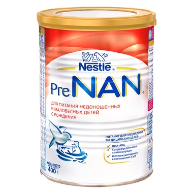 Молочная смесь Nestle Pre NAN 400 гр (с 0 мес) +Удобная ложка 0