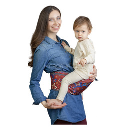 Хипсит Чудо-Чадо Пояс для ношения ребенка с 6 мес до 3 лет звезды