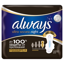 Прокладки гигиенические Always Ultra Aroma Night экстра защита Single 7шт