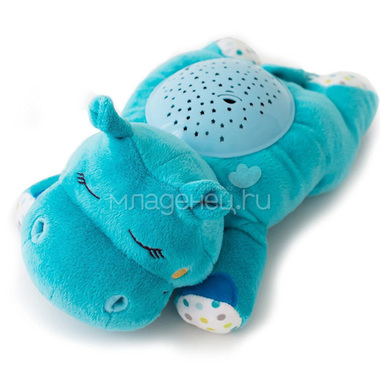Светильник-проектор Summer Infant звездного неба Dozing Hippo голубой 5