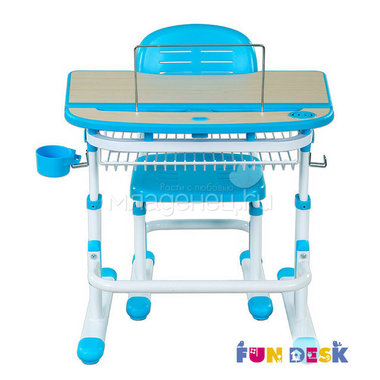 Набор мебели FunDesk Colore парта и стул Blue 4