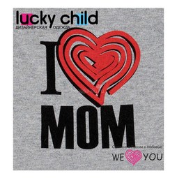Распашонка Lucky Child "Я люблю маму" 