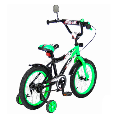 Велосипед двухколесный Velolider 16" Lider Shark 16A-1687 Зеленый/Черный 2