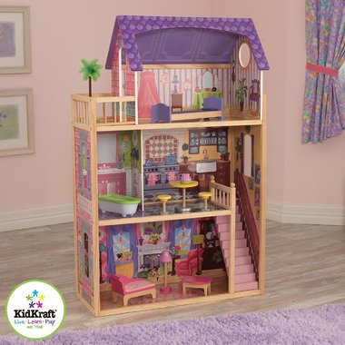 Дом для кукол до 30 см KidKraft Кайла Kayla dollhouse, 10 предметов мебели 1