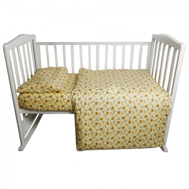 Комплект постельного белья детский Bambola Малышок Желтый 0
