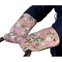 Муфты-рукавички Чудо-Чадо (Рисунок) меховые Ромашки