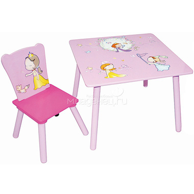 Набор детской мебели стол и стул Sweet Baby Uno Little princess 0