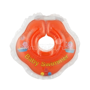 Круг на шею Baby Swimmer с 0 мес (3-12 кг) Оранжевый 0