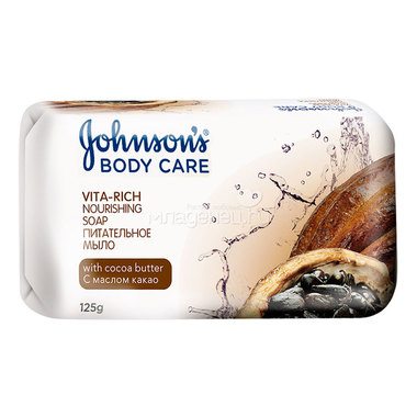 Мыло Johnson's Body Care Vita-Rich Питательное С маслом какао 125 гр 0