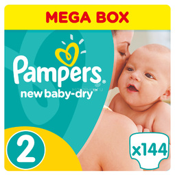 Подгузники Pampers New Baby Mini 3-6 кг (144 шт) Размер 2