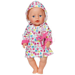 Одежда для кукол Zapf Creation Baby Born Халат с капюшоном