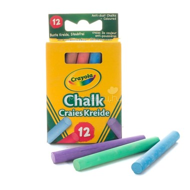 Мел Crayola С пониженным выделением пыли 0