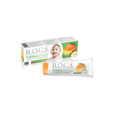 Зубная паста-гель R.O.C.S. 56 гр от 2 до 6 лет со вкусом манго 1