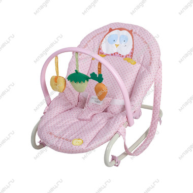 Кресло-качалка Happy Baby Woody Розовый 0
