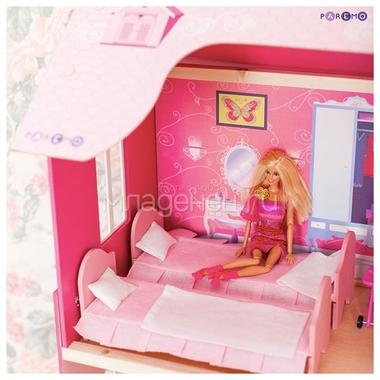 Кукольный домик PAREMO Муза: 16 предметов мебели, лестница, лифт, качели 6