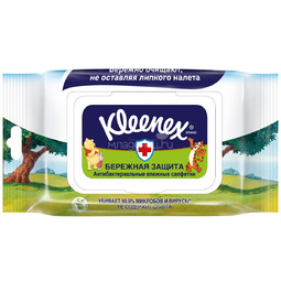 Салфетки влажные Kleenex DISNEY антибактериальные 40 шт