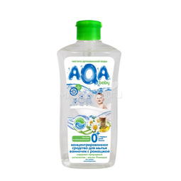 Концентрированное средство для мытья ванночек AQA baby с ромашкой 500 мл