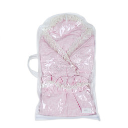 Одеяло на выписку Alis с поясом, поликоттон Розовый