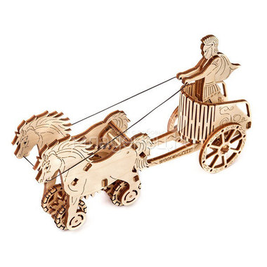 Механическая модель Wooden City Римская колесница (69 деталей) 2