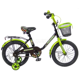 Велосипед двухколесный VeloLider 16&quot; Lider Stark 16U-009 Черный/Зеленый