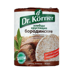 Хлебцы Dr.Korner 100 гр Бородинские