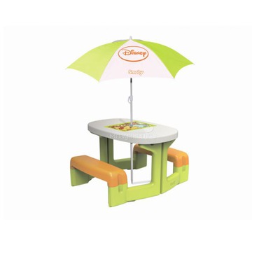 Столик для пикника Smoby с зонтиком Winnie 310272 0