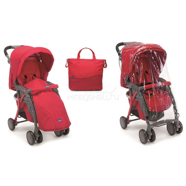 Коляска прогулочная Chicco Simplicity Plus Top Red 1