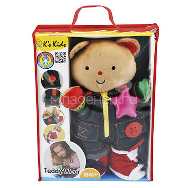 Развивающая игрушка K's Kids Медвежонок Teddy с 12 мес. 1