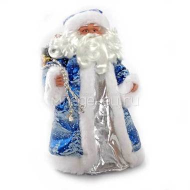 Игрушка Дед Мороз Winter Wings 30 см Под елку с мешком подарков 0
