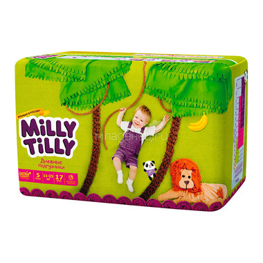 Подгузники Milly Tilly дневные Junior 11-25 кг (17 шт) Размер 5 0