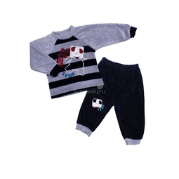 Комплект одежды Estella для мальчика, брюки, толстовка, цвет - Синий 