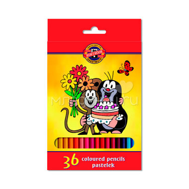 Набор карандашей цветных KOH-I-NOOR КРОТ 36 цветов 0