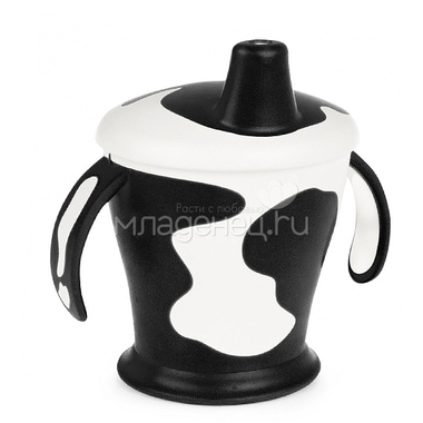 Чашка-непроливайка Canpol Babies С ручками 250 мл (с 9 мес) черная 0