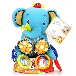 Развивающая игрушка Bright Starts Море удовольствия - Слонёнок/Тигрёнок/Львёнок с 0 мес.